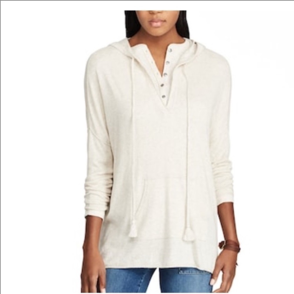 Women's chaps hooded sweatshirt